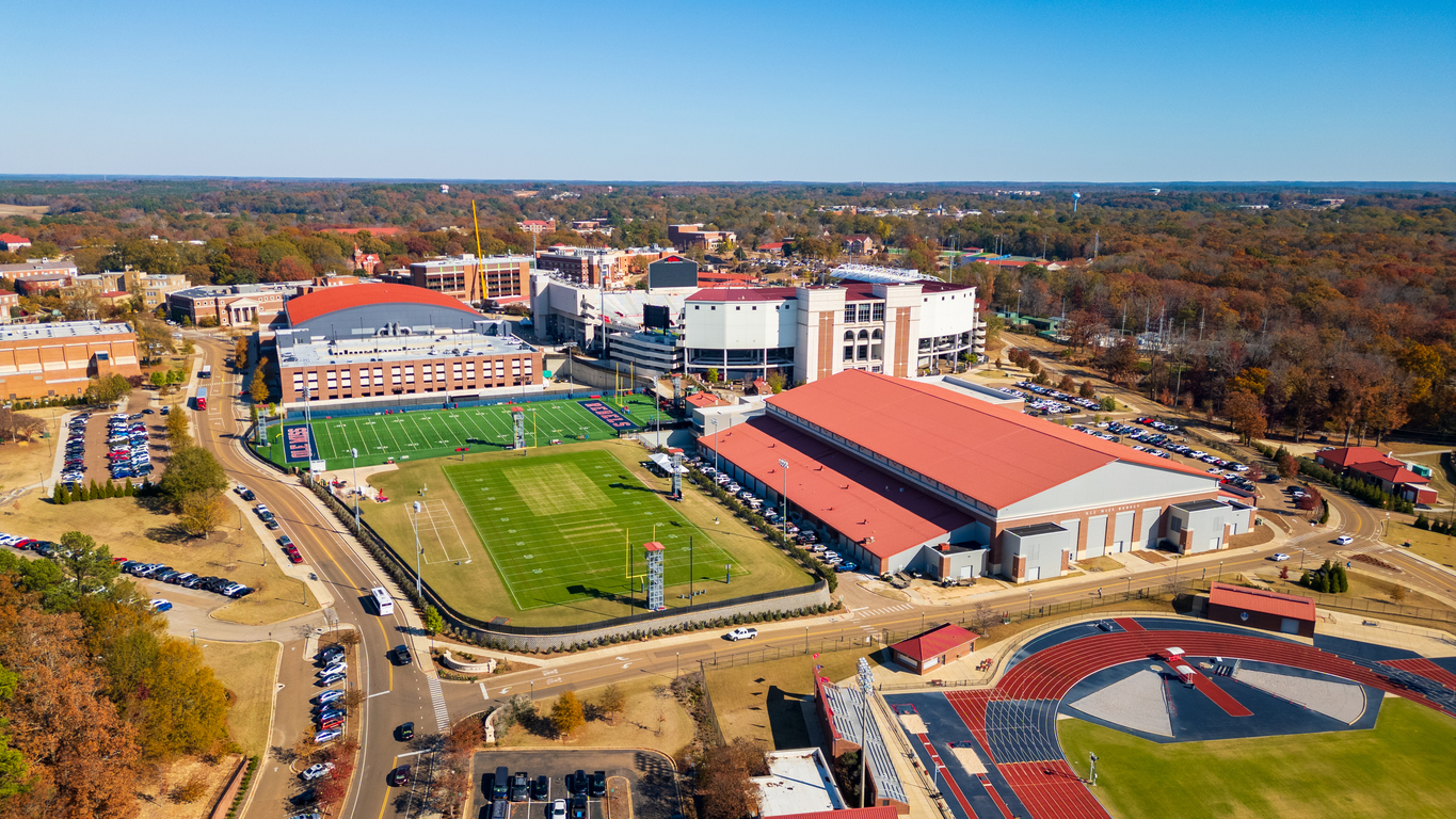 Panoramic Image of Oxford, MS